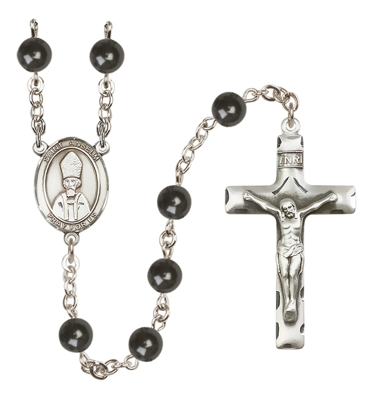 Saint Anselm of Canterbury R6007-8342 7mm Rosary